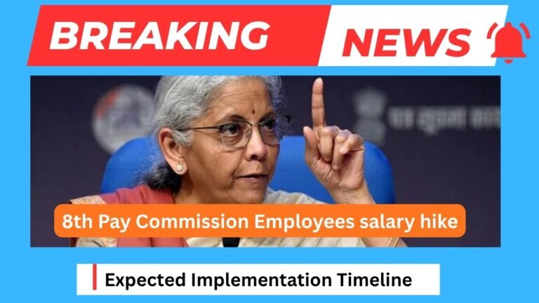 8th Pay Commission Employees salary hike